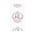 Red Life Crest Neck Gaiter — Lightweight Face Scarf & Headband 1