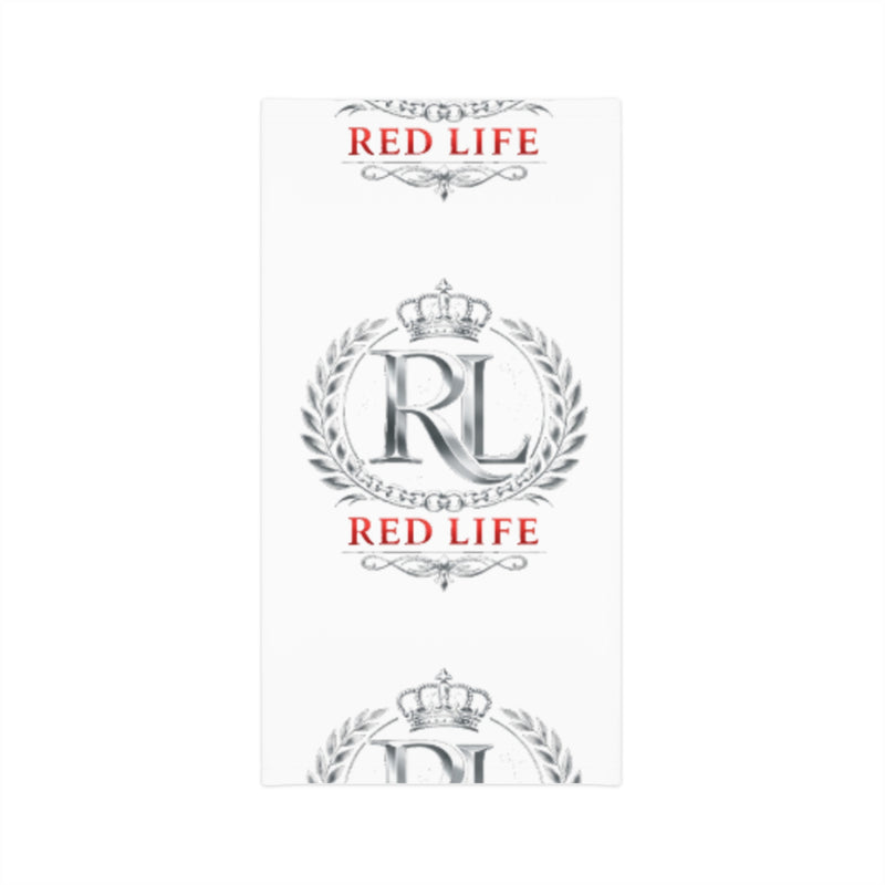 Red Life Crest Neck Gaiter — Lightweight Face Scarf & Headband